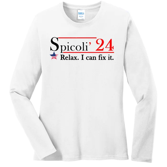 Spicoli 2024 Relax I Can Fix It Ladies Long Sleeve Shirt