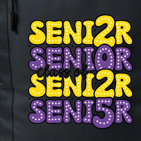 Senior 2025 Retro Graduation Class Of Senior Daily Commute Backpack