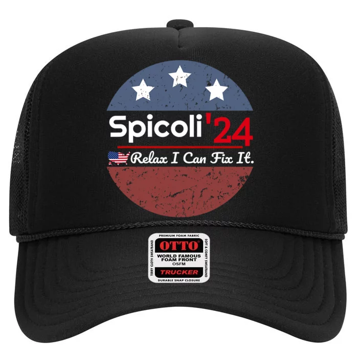 Spicoli 24 Relax I Can Fix It High Crown Mesh Trucker Hat