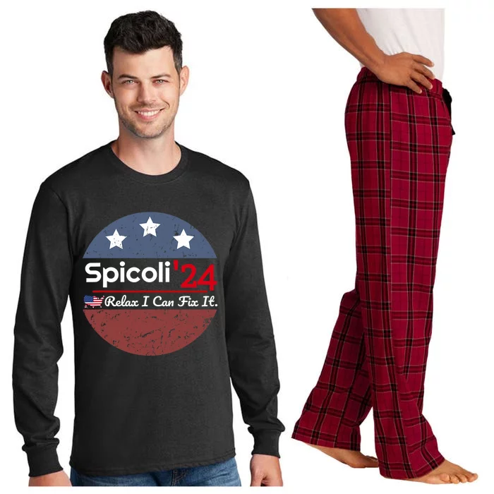 Spicoli 24 Relax I Can Fix It Long Sleeve Pajama Set