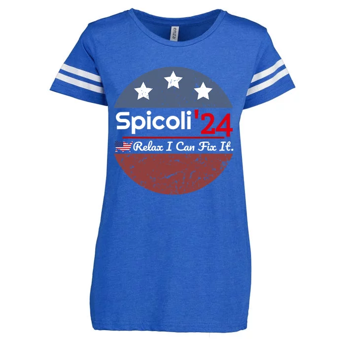 Spicoli 24 Relax I Can Fix It Enza Ladies Jersey Football T-Shirt