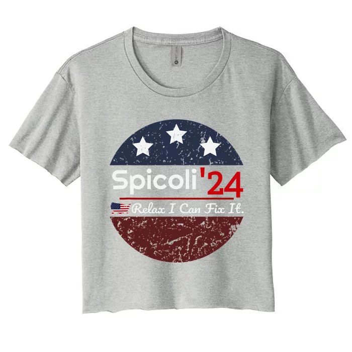 Spicoli 24 Relax I Can Fix It Women's Crop Top Tee