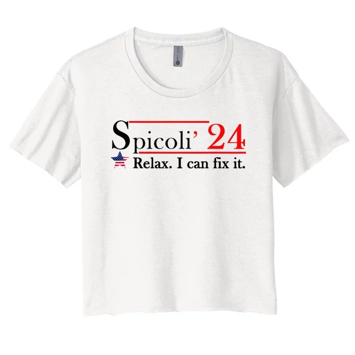 Spicoli 2024 Relax I Can Fix It Women's Crop Top Tee