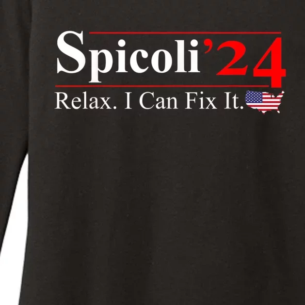 Spicoli 2024 Relax I Can Fix It Womens CVC Long Sleeve Shirt