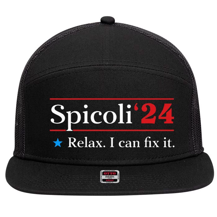 Spicoli 2024 Relax I Can Fix It 7 Panel Mesh Trucker Snapback Hat