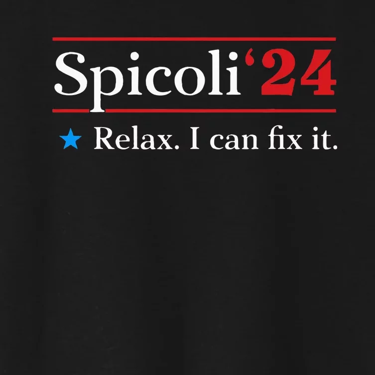 Spicoli 2024 Relax I Can Fix It Women's Crop Top Tee