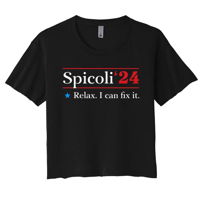 Spicoli 2024 Relax I Can Fix It Women's Crop Top Tee