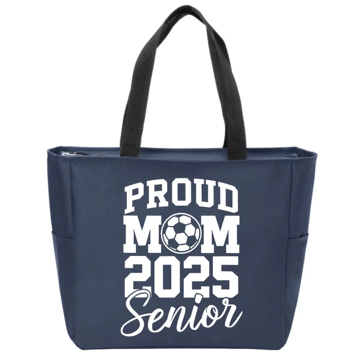 Senior 2025 Soccer Mom High School Graduation Outfit Proud Zip Tote Bag