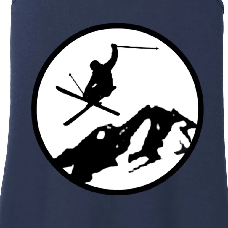 Skiing 2 Ladies Essential Tank