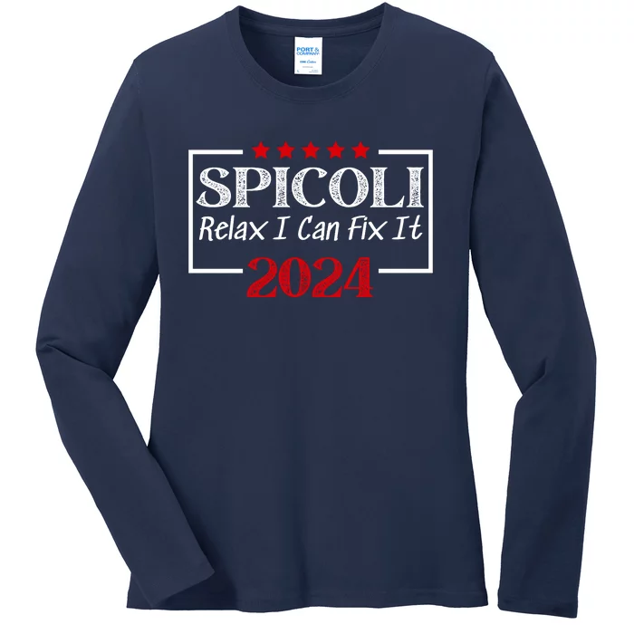 Spicoli 24, Spicoli 2024 Relax I Can Fix It Ladies Long Sleeve Shirt