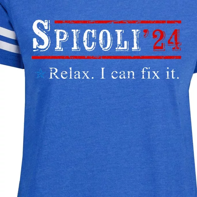 Spicoli 24 Spicoli 2024 Relax I Can Fix It Enza Ladies Jersey Football T-Shirt