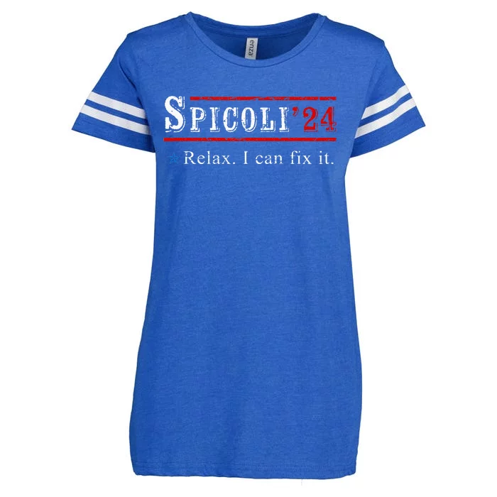 Spicoli 24 Spicoli 2024 Relax I Can Fix It Enza Ladies Jersey Football T-Shirt