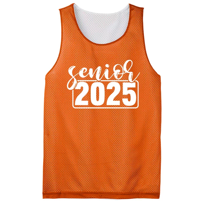 Senior 2025 Mesh Reversible Basketball Jersey Tank