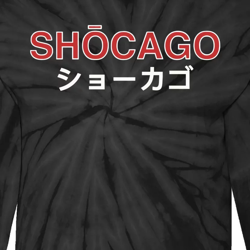 Shocago (2line) Tie-Dye Long Sleeve Shirt