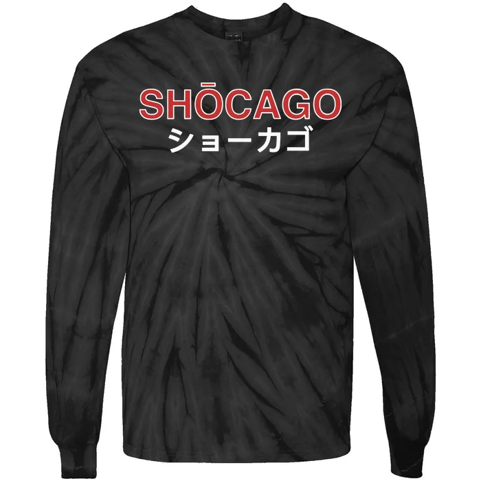 Shocago (2line) Tie-Dye Long Sleeve Shirt