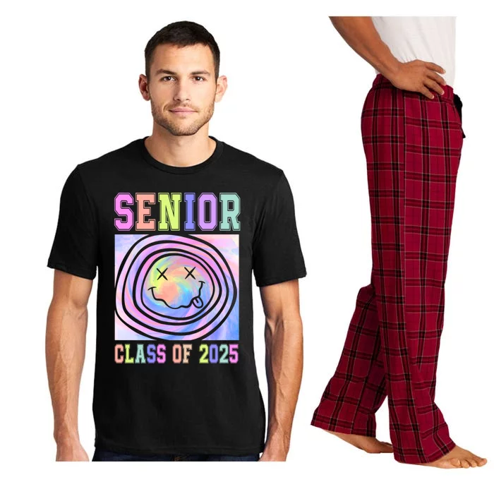 Senior 2025 Tie Dye Graduation Class Of 2025 Graduate Gift Pajama Set