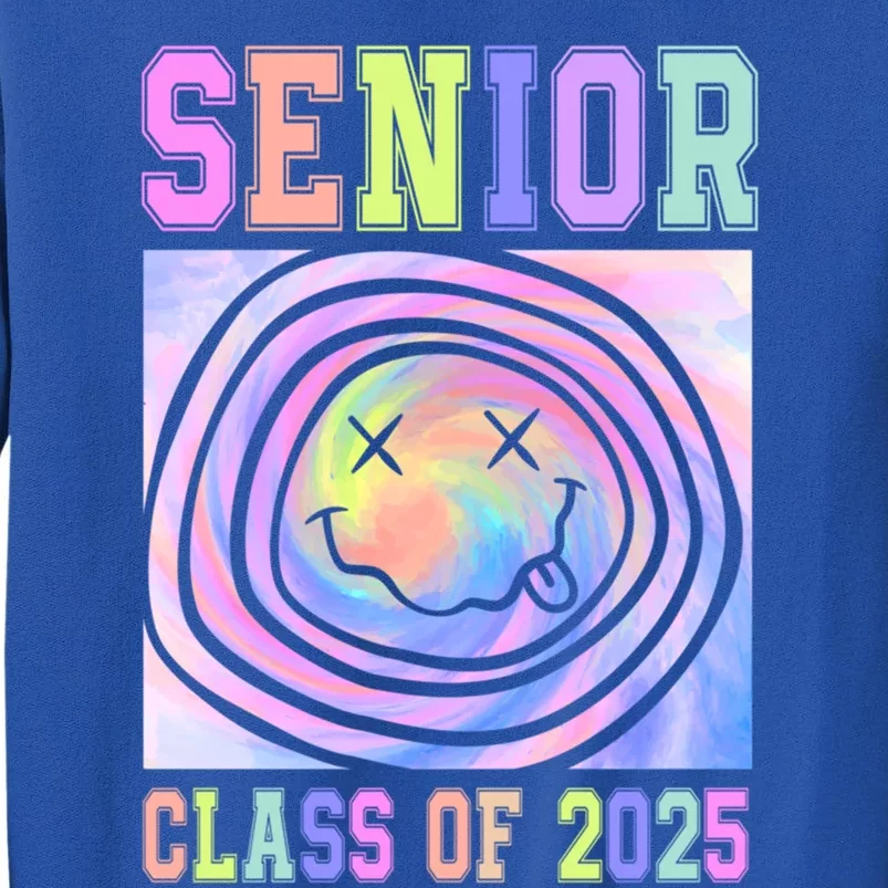 Senior 2025 Tie Dye Graduation Class Of 2025 Graduate Gift Sweatshirt