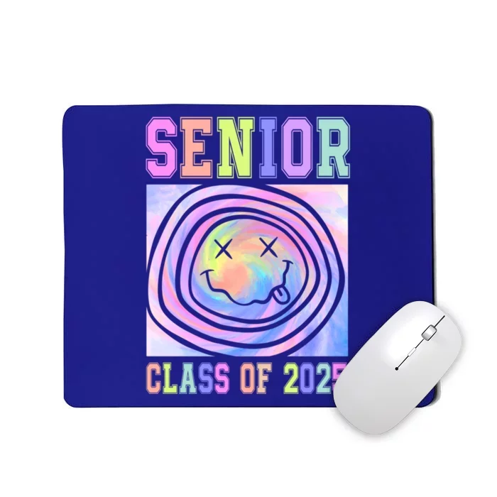 Senior 2025 Tie Dye Graduation Class Of 2025 Graduate Gift Mousepad