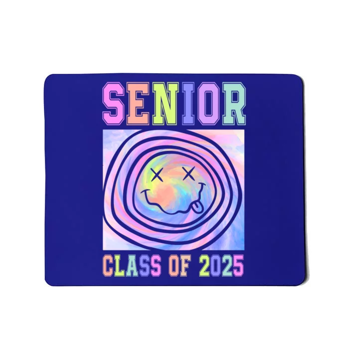 Senior 2025 Tie Dye Graduation Class Of 2025 Graduate Gift Mousepad