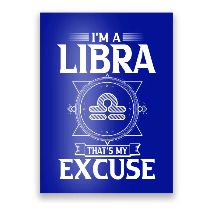 September 23 To October 23 Birthday Libra Zodiac Sign Great Gift Poster