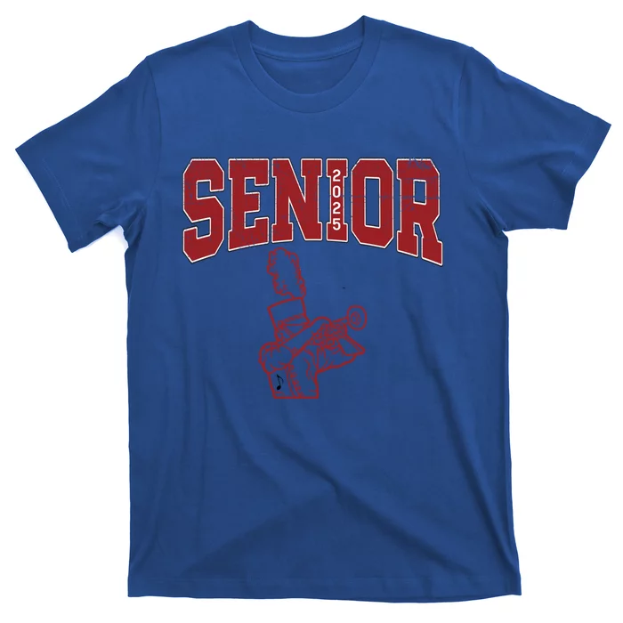 Senior 25 Trumpet Player Marching Band Member Class Of 2025 Gift T-Shirt