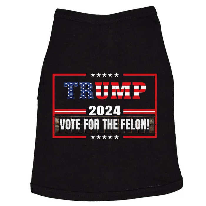 Supporter 2024 Vote For The Felon Doggie Tank