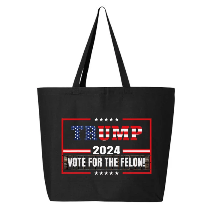 Supporter 2024 Vote For The Felon 25L Jumbo Tote