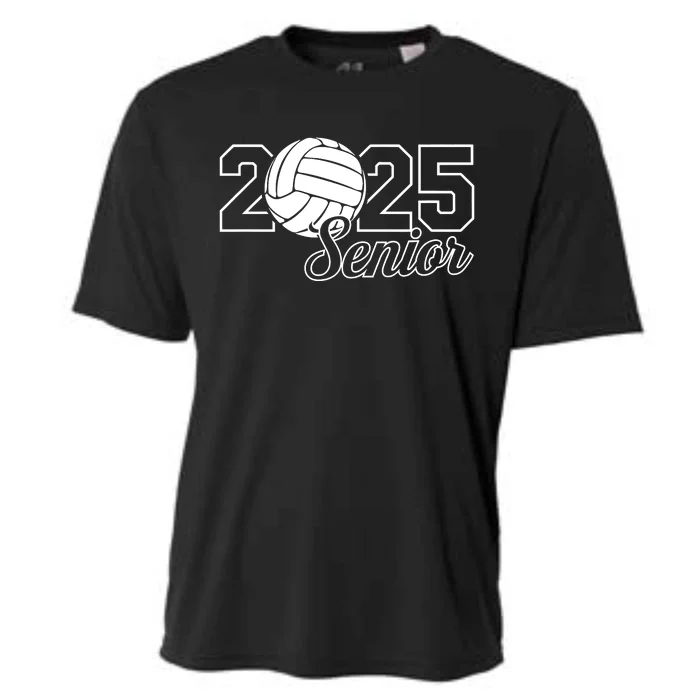 Senior 2025 Volleyball Mom High School Graduation Outfit Pro Cooling Performance Crew T-Shirt