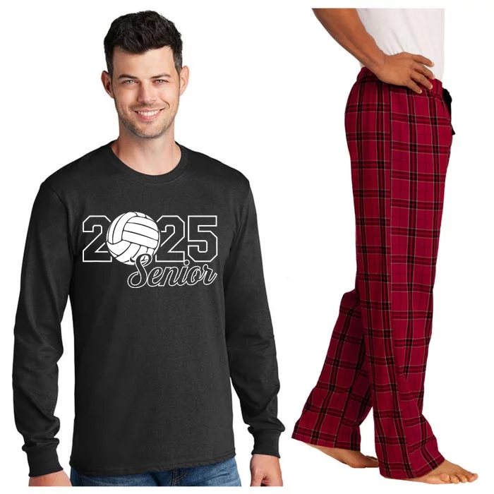 Senior 2025 Volleyball Mom High School Graduation Outfit Pro Long Sleeve Pajama Set