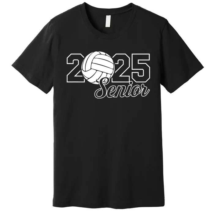 Senior 2025 Volleyball Mom High School Graduation Outfit Pro Premium T-Shirt