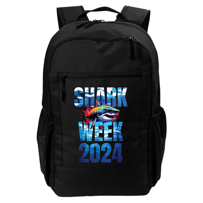 Shark 2024 Week Passion For Shark Lover Ocean Wildlife Daily Commute Backpack