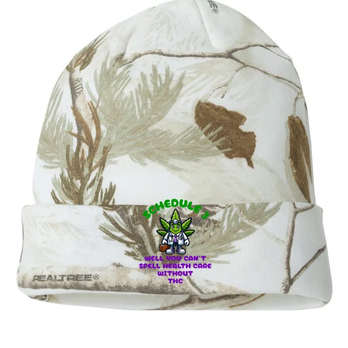 Schedule 3 Funny Weed Cannabis Marijuana Thc Kati - 12in Camo Beanie