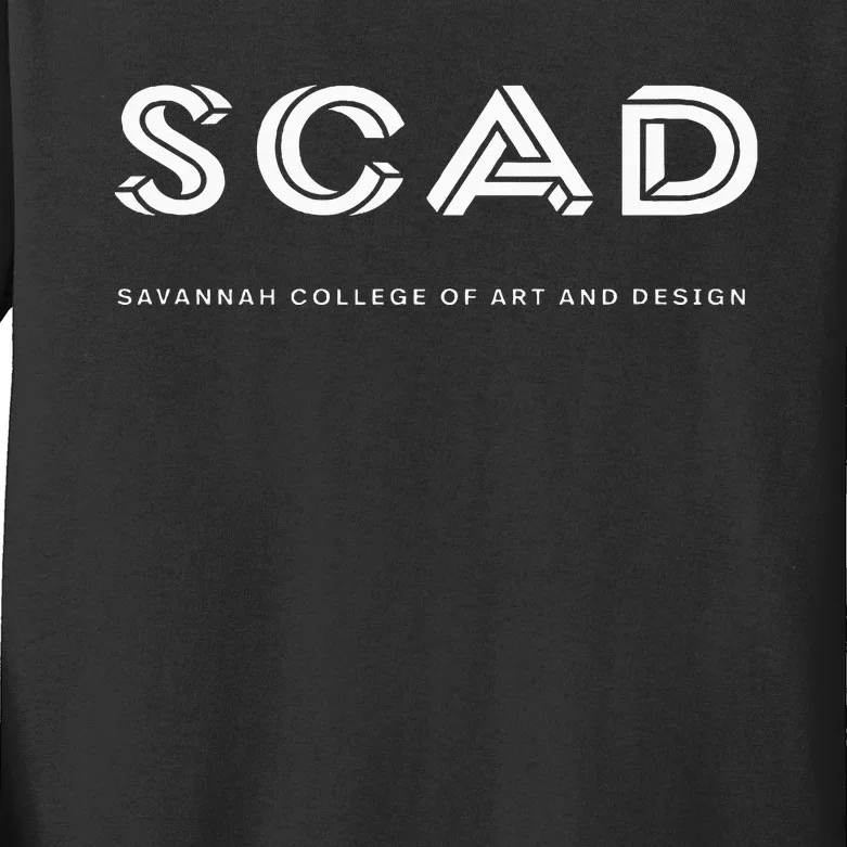 Scad 3d M.C. Escher Style College Kids Long Sleeve Shirt