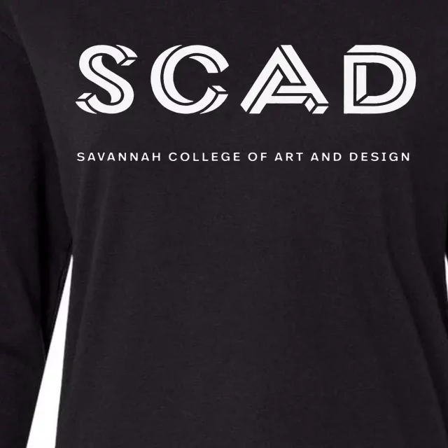 SCAD 3D M.C. Escher Style College Womens Cotton Relaxed Long Sleeve T-Shirt