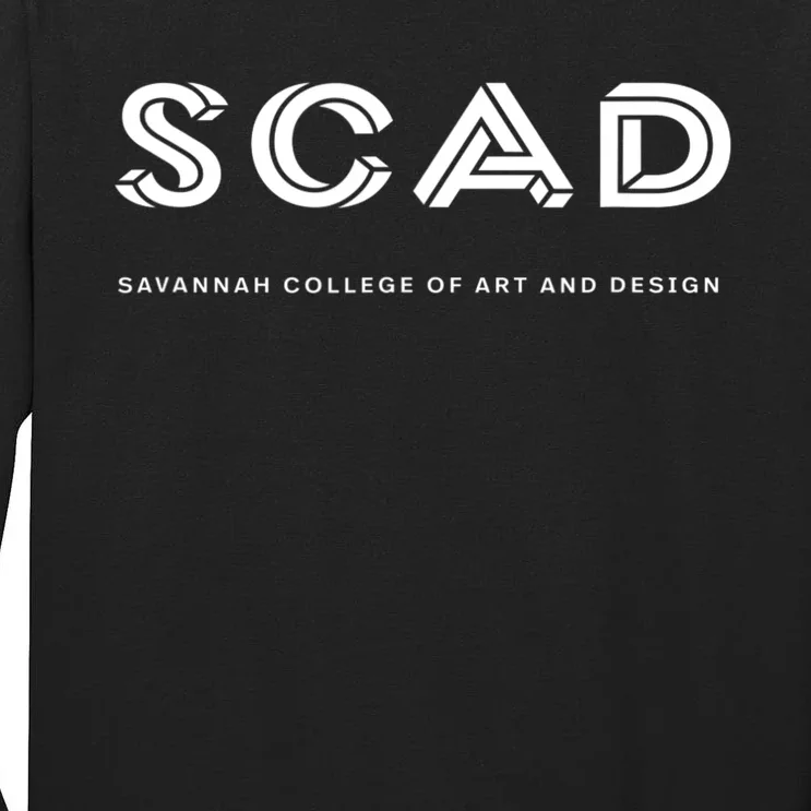 SCAD 3D M.C. Escher Style College Tall Long Sleeve T-Shirt