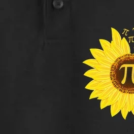 Sunflower 3,14 Pi Number Symbol 100th day of School Math Dry Zone Grid Performance Polo