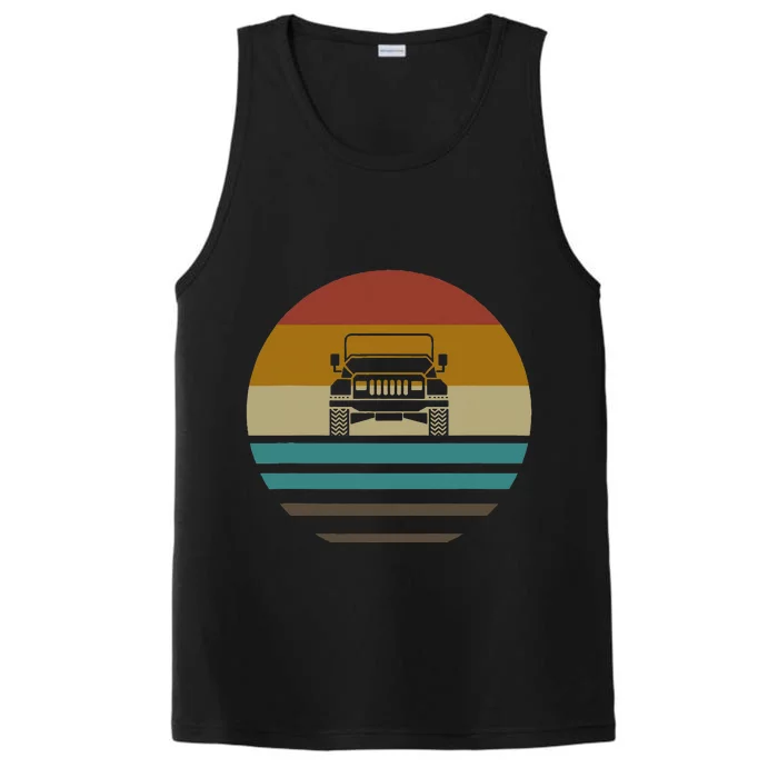 Sunset 4x4 Car Off Road Wave Performance Tank