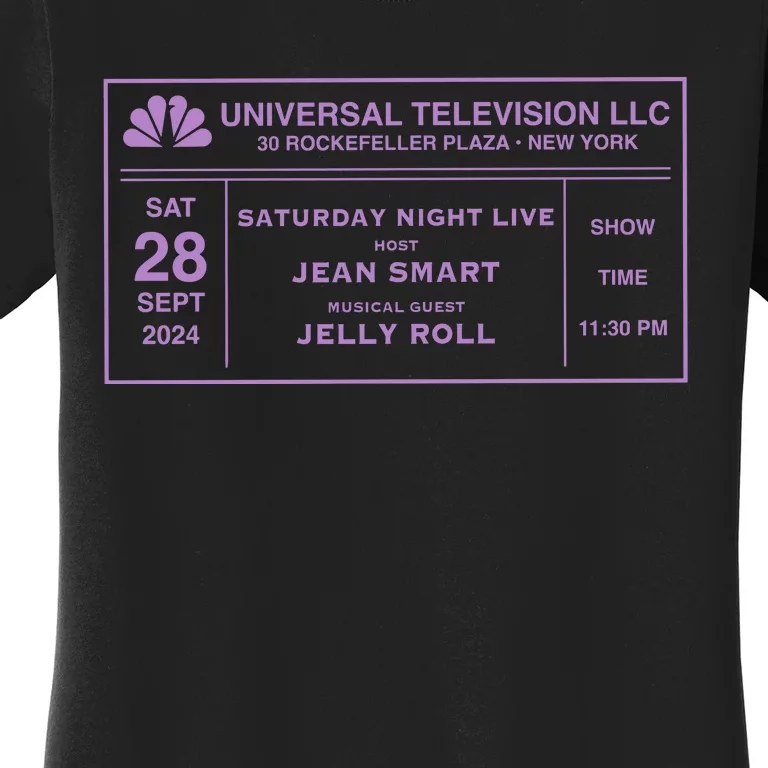 Snl 50 Saturday Night Live Host Jean Smart Musical Guest Women's T-Shirt