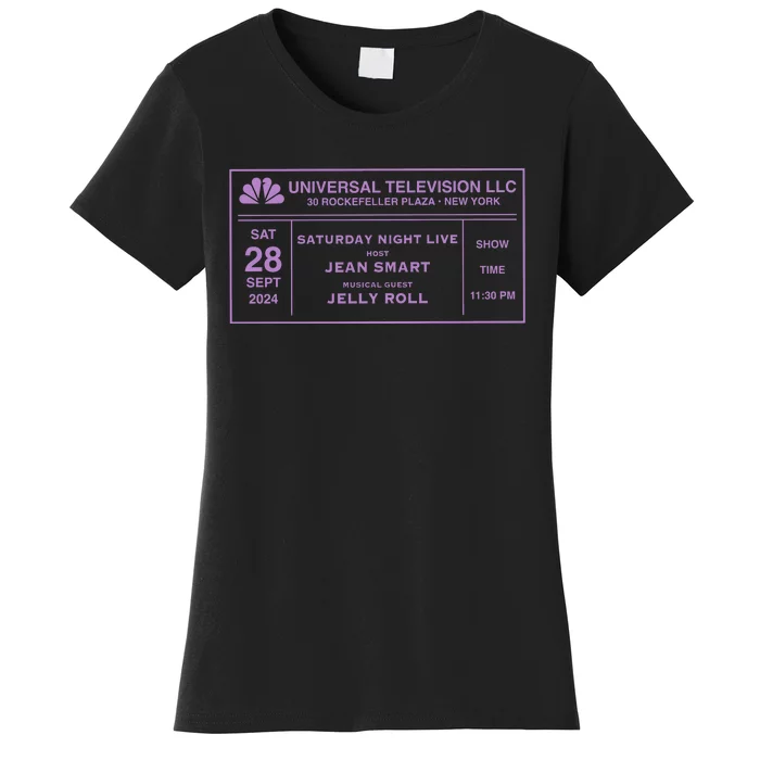 Snl 50 Saturday Night Live Host Jean Smart Musical Guest Women's T-Shirt