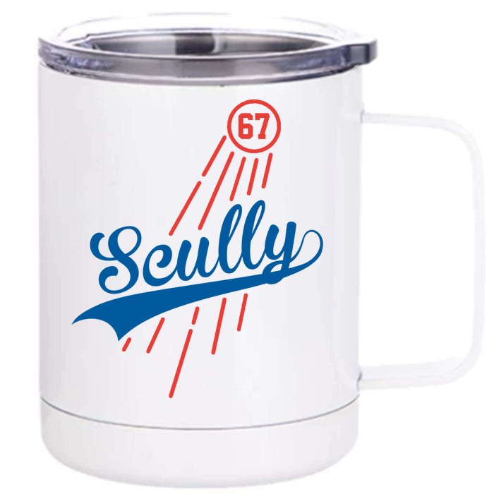 Scully 67 Baseball Front & Back 12oz Stainless Steel Tumbler Cup