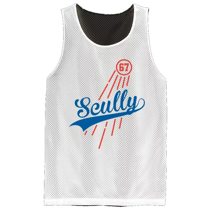 Scully 67 Baseball Mesh Reversible Basketball Jersey Tank