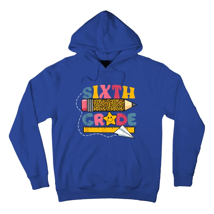 Sixth 6Th Grade Teacher Leopard Back To School Gift Hoodie