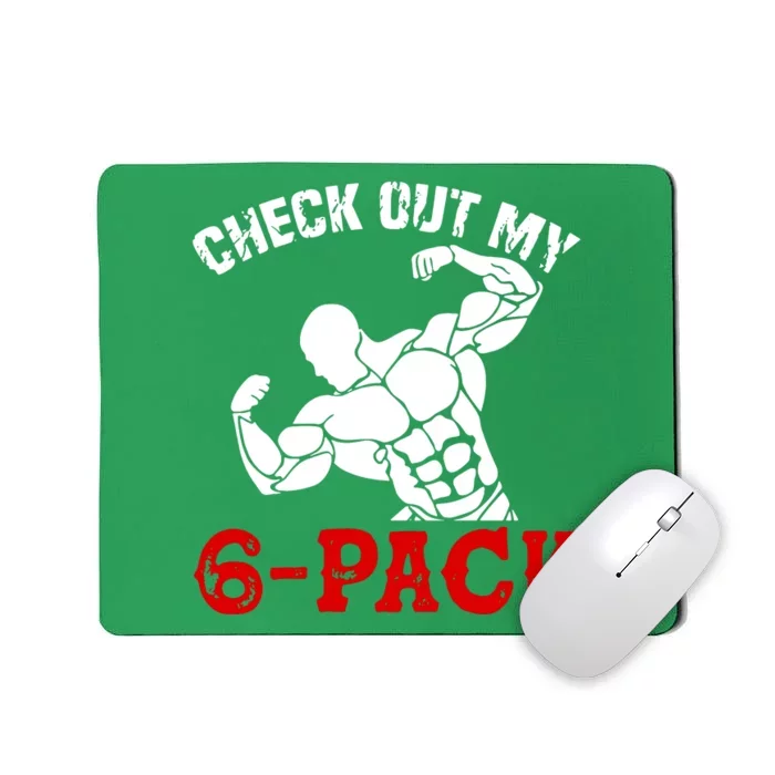 Six 6 Pack Bodybuilding Mousepad