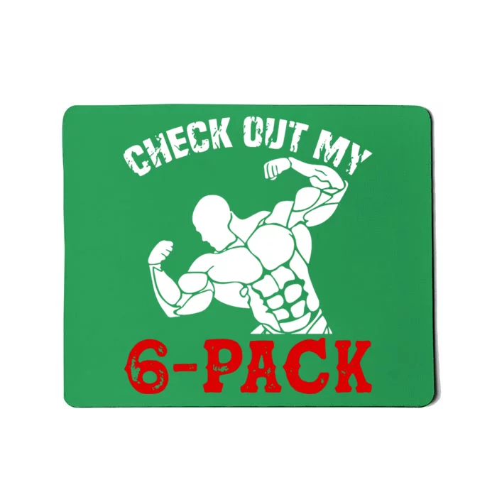 Six 6 Pack Bodybuilding Mousepad