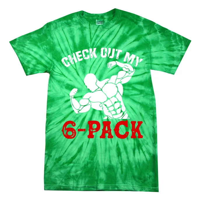 Six 6 Pack Bodybuilding Tie-Dye T-Shirt