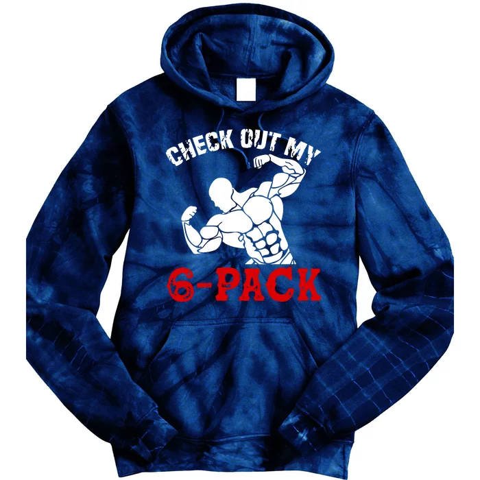 Six 6 Pack Bodybuilding Tie Dye Hoodie