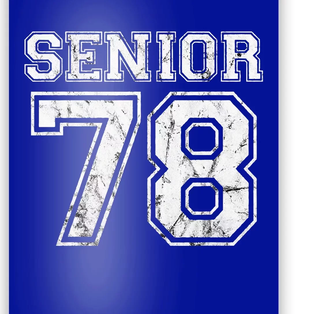 Senior 78 Class Of 1978 School Reunion Retro Poster