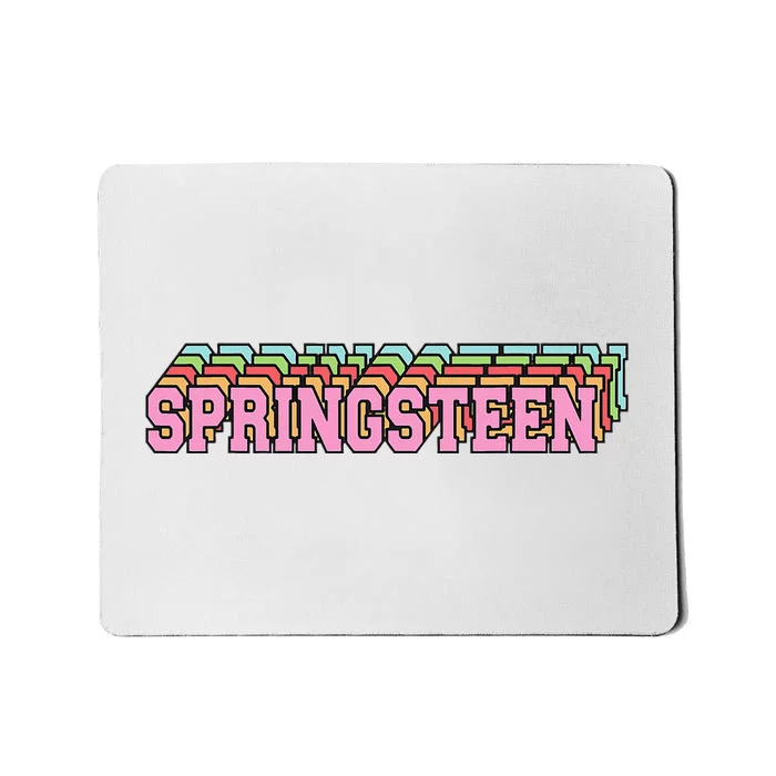 Springsteen 80s Vintage Retro Spring Mousepad