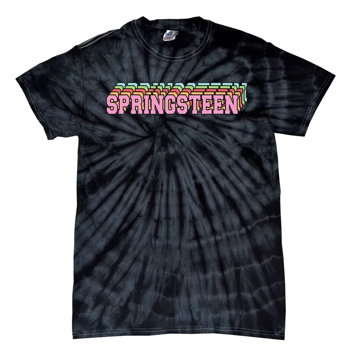 Springsteen 80s Vintage Retro Spring Tie-Dye T-Shirt