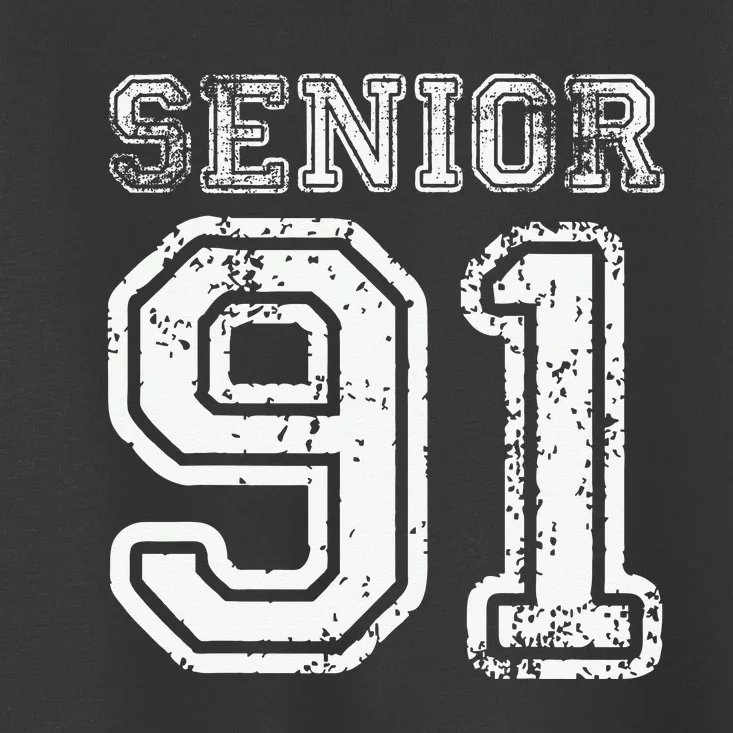 Senior 91 Class of 1991 Retro College High School Graduation Toddler T-Shirt